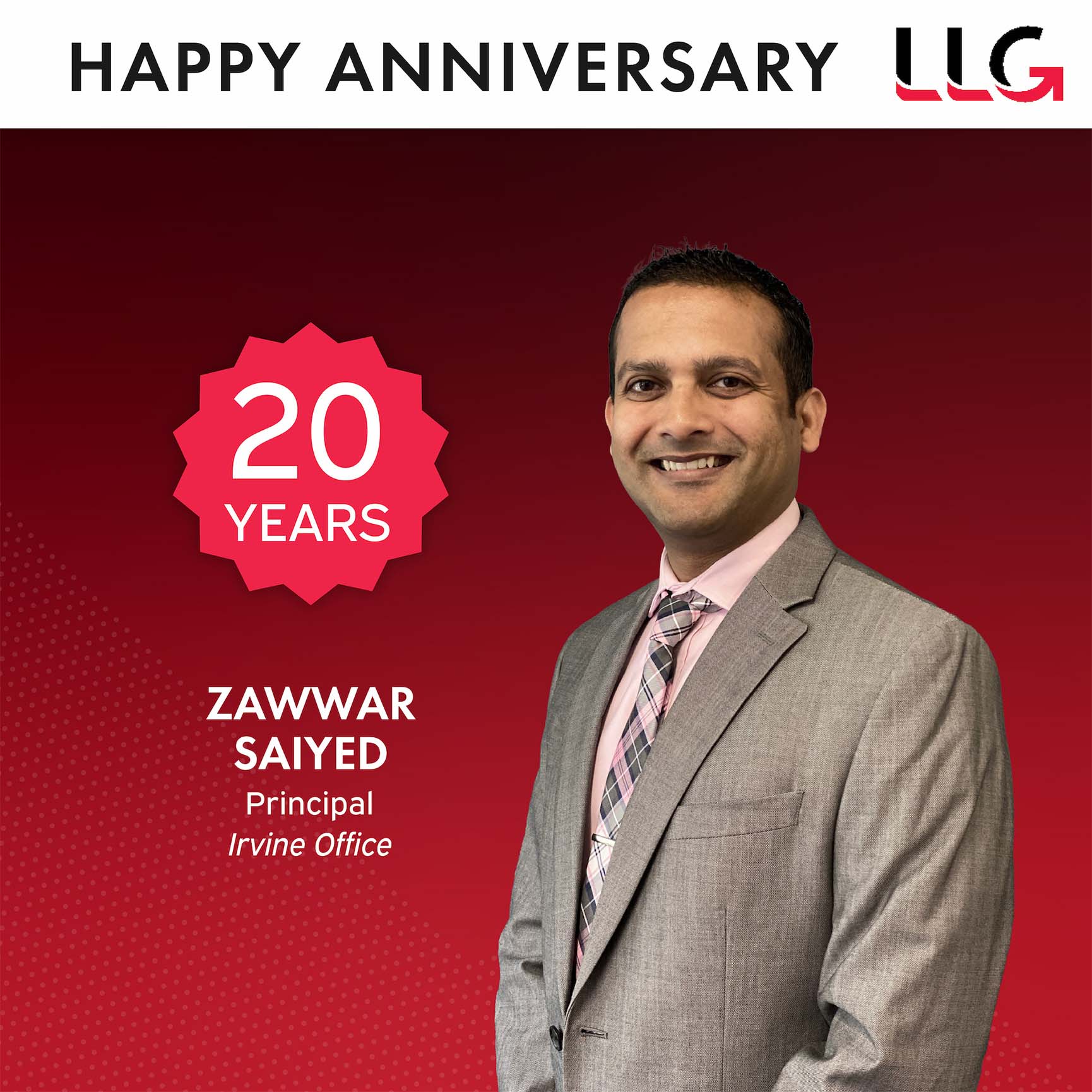 Zawwar Saiyed – 20 Year Anniversary